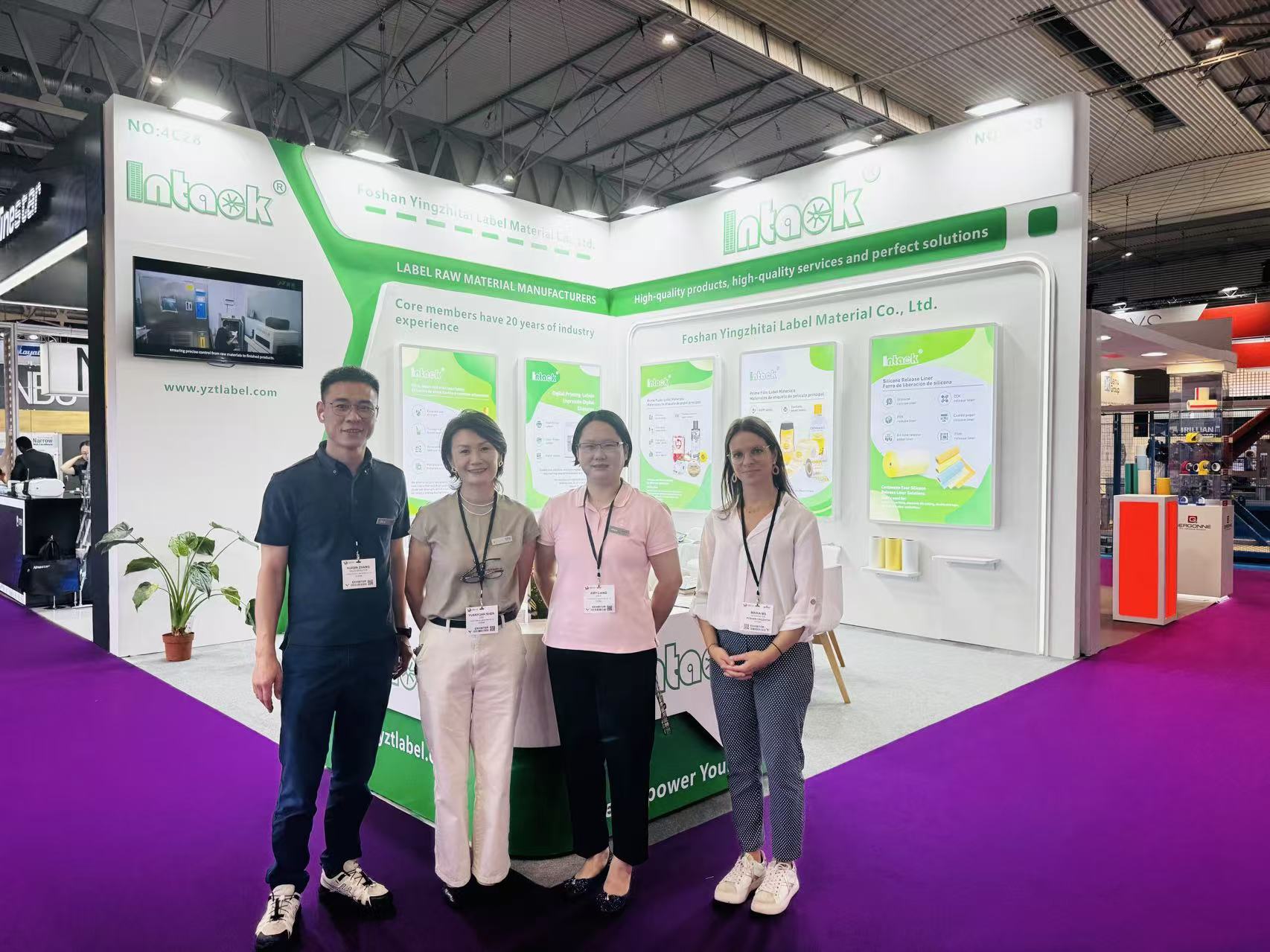 Foshan Intack Label participated in Labelexpo Europe 2025